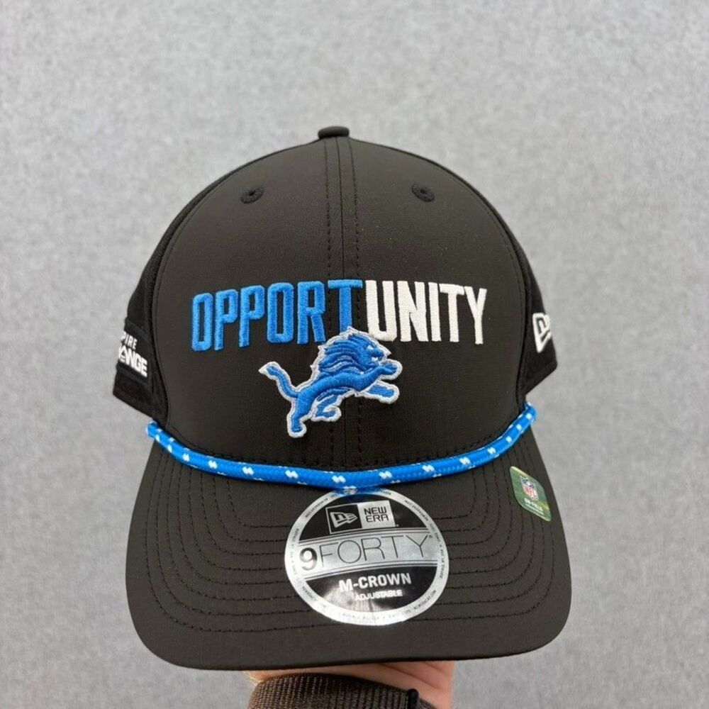 New Era Detroit Lions 2025 Inspire Change 9FORTY M-Crown Snapback Hat NWT